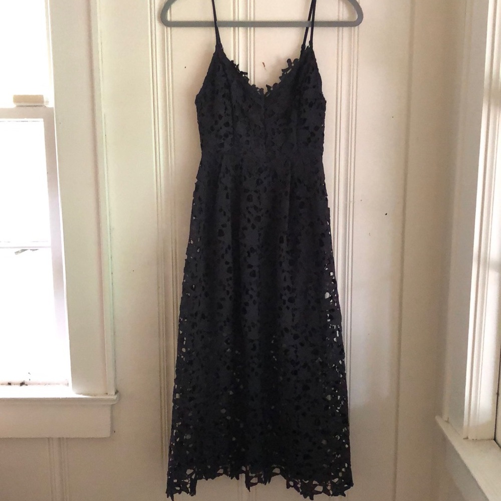 Eyelet Astr The Label Midi Dress